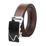Zacharias MenS Faux Leather Belt (Bxx5311_Brown) (Free Size_Pack Of 1)