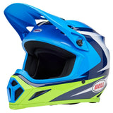 BELL MX-9 MIPS Dirt Helmet (Gloss Jackal Blue/Hi-Viz Yellow - X-Large)