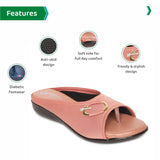 Ortho Joy Fancy Doctor Slippers | Soft Slipper For Women | Comfortable Footwear For Women Stylish,Pink,5,B09VLC3D63