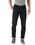 INKD Men's Stretchable Regular Fit Jeans,Super Black