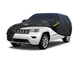 KouKou Waterproof SUV Car Cover Suitable for Jeep Grand Cherokee from 2005 to 2025, 7 Layers Windproof All Weather Waterproof Ou