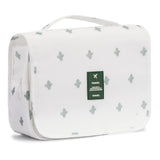 L&FY Toiletry Bag-Portable Haning Toiletry Bag For Women-Travel Makeup Organizer Cosmetic Bag with Compartment,Stury Hook (White