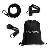 Iron Neck Resistance Band, Durable Exercise Band with Steel Carabiners for Neck Training, Strength Workouts, Stretching, and Reh