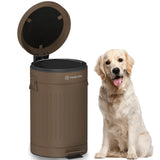 PAWZIDEA Dog Poop Trash Can Outside Odor Control, 3.1 Gallon, Waterproof