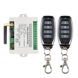 fushionsea DC 12V 24V 36V 4CH Remote Control Switch 433Mhz 10A Wireless Remote Control Switch for Garage Door, Motor, Industrial