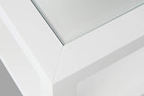 Jofran Inc. Urban Icon Rectangular Glass Inlay Coffee Table