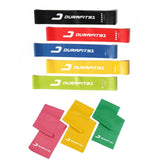 Durafit91?Resistance Bands Combo Booty Bands Set of 5 (Extra Light to Extra Heavy) & Yoga Resistance Bands Set of 3, Natural R
