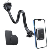 APPS2Car Magnetic Phone Holder Mount with 13-inch Flexible Long Arm & 6 Strong Magnets, Anti-Shake Holder for Truck Windshield D