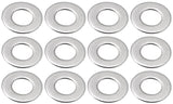 M5x10x0.5mm Stainless Steel Thin Flat Washers, Ultra Thin Metal Shim Washers Spacers for Screw Bolt, Electronic Repair, Automoti