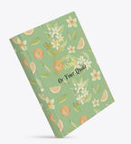 Brown Cloud Personalized Gold Foil Printed Cover (Let Your Smile Change The World) Notebook/Diary/Journal Customized Message/Quo
