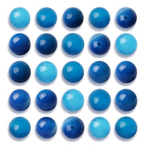 NITOPUPU 100Pcs 6mm Natural Smooth Blue Striped Agate Beads Round Loose Gemstone Stone Beads for Jewerly Making with Crystal Str