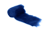 FabricLA Dk Navy Blue Shaggy Plush Faux Fur Strips - Craft Fur for Gnomes, Cosplay, and DIY Projects | 2 X 60