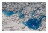 Meltwater Lakes On Hubbard Glacier, Wrangell-St. Elias National Park, Alaska-Paper Art-26,,X18,,