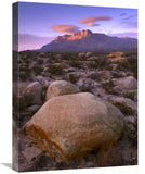 Boulder Field And El Capitan, Guadalupe Mountains National Park, Texas-Canvas Art-18X24