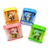 Flick in 4 Pcs Panda Pencil Sharpener Set, Cute Cartoon Pencil Sharpeners for Kids, School, Office, Drawing, Coloring, Stationer