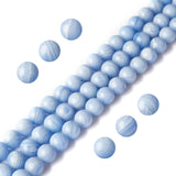 100pcs 10mm Blue Lace Agate Beads Natural Gemstone Beads Round Loose Beads for Jewelry and Bracelets Making