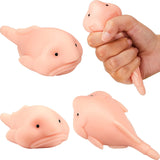 Lewtemi 3 Pcs Blobfish Toys Squishy Stress Balls Squeeze Blobfish Toys, Fun Animal Stress Relief Ball Sensory Toy Fidget Toy Squ