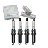 4 pc NGK Laser Iridium Spark Plugs compatible with Honda Civic 2.0L L4 2016-2020
