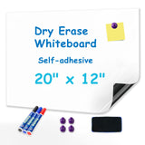 YOUNGJQ Magnetic Whiteboard Contact Paper 20 x 12 Adhesive Dry Erase White Board Sticker for Wall Peel and Stick Wallpaper for F