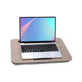 Lap Desk, Portable Laptop Desk Fits Up to 16 Laptops, with Tablet Slot, Built-in Cushion, Great for Home & Office,Lap Desk with