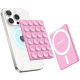 amBand Airplane Travel Essentials Phone Holder, Anti-Slip Magnetic Suction Cup Phone Mount for iPhone Fits Magsafe Attachment, I