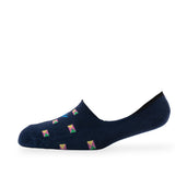Young Wings MenS_Socks Navy Colour Cotton Fabric Design Free Size NoShow Length Casuals & Formals Wear Socks Pack Of 1 M1107