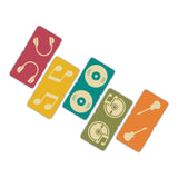 woopme Music Theme Magnetic Bookmark for Book Lovers Readers Students Gift Magnetic Page Clips Folding Set of 5
