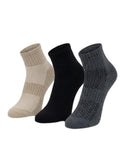 Dollar 3 Pairs Cotton Ankle Running Hiking Socks Compression Support Breathable Thick Cushion No Show Socks For Men Women