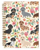 ZHIZHEND Spiral Journal Notebook,A5 Hardcover Lined Journals for Women Girl 6 x 8.3 in,120 Pages Thick Paper,Cute College Ruled