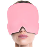 Glive (Label) Migrane Relief Head Ice Wrap, Reusable Hot Cold Therapy Headache Hat Ice Cap For Chronic Migraine, Tension Headach