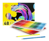 Corslet 48 Pcs Oil Colour Pencil Set Art Supplies Artist Colour Set Sketch Kit Drawing Colouring Set For Students Adults Artists