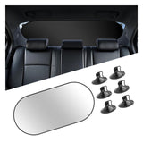 39.37x19.76 Car Rear Window Sun Shade,Foldable Car Window Shades with 6 Suction Cups for Blocking Sunlight,210T Titanium Silver