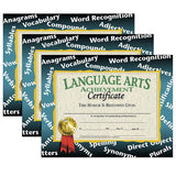 Flipside HVA5853 Hayes Certificates Language Arts Achievement44; 8.5 x 11 in. 30 Per Pack Pack of 3