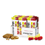 SKRATCH LABS Energy Bar | Raspberry + Lemon (12 pack) | Plant Based Healthy Snack | Low Sugar - 4g Protein | non-gmo, gluten fre
