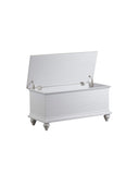 Powell Furniture Whitehurst Cedar Chest, White, 40.1/2 x 17.1/3 x 19