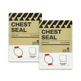 RHINO RESCUE Chest Seal Non-Vented, Sterile Emergency Trauma Dressing, Occlusive Adhesive Pad, IFAK Refill & Medical First Aid S