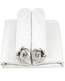 HOTGODEN Medium Weight 100% Cotton Muslin Fabric: 59 inch x 5 Yards Bleached Muslin Linen Fabric Material for Sewing Material Ap