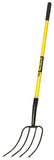 Truper 30320 Tru Pro 50Inch Manure Fork, 4Tine, Fiberglass Handle, 10Inch Grip