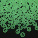 200PCS Letter Beads Glow in The Dark 4x7mm Acrylic Alphabet Letter S Beads for Jewelry Making Bracelet