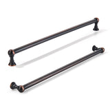 khtumeware 5 Pack 12 Inch Hole Center Oil Rubbed Bronze Cabinet Pulls Heavy Duty Solid Cabinet Handles cabinets Dressers Kitchen
