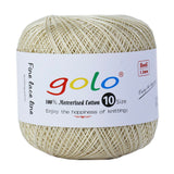 golo Crochet Thread Size10 Yarn for Hand Knitting Crochet Yarn 225