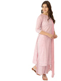 Gosriki Women'S Cotton Blend Regular Kurta Set (Shopping-Pink-Go Large),Pink,,B09BCLTCLR