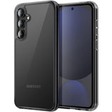 JETech Case for Samsung Galaxy S24 FE, Non-Yellowing Shockproof Bumper Protective Phone Cover, Anti-Scratch Hard PC Back (Black)