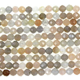 MJDCB 3mm Faceted Natural Mixed Color Sun Stone Round Loose Beads for Jewelry Making DIY Bracelet Necklace