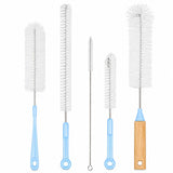 Handy Housewares 5Piece Bottle & Straw Cleaning Brush Set