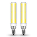 TZHILAN E12 Led Bulb 100w Equivalent,120V COB E12 C7 Led Light Bulbs for Chandelier Light Candelabra Ceiling Fan, Cool White 600