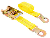 Keeper - 2x 8 Heavy Duty Auto Tie-Down with Snap Hooks - 2,000 lbs. Working Load Limit and 6,000 lbs. Break Strength