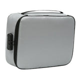 Atorse Fireproof Document Bag With Lock Practical For Office Certificates Paperwork Silver And 3 Layer