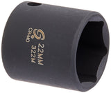Sunex 322m 3/8Inch Drive 22Mm Impact Socket