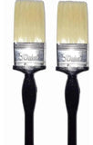 2 Pcs Paint Brush Set | Size 3 | Soft Bristle Paint Brush For Wall | Durable & Thick Paint Brushes Set For Windows & Doors | Sm